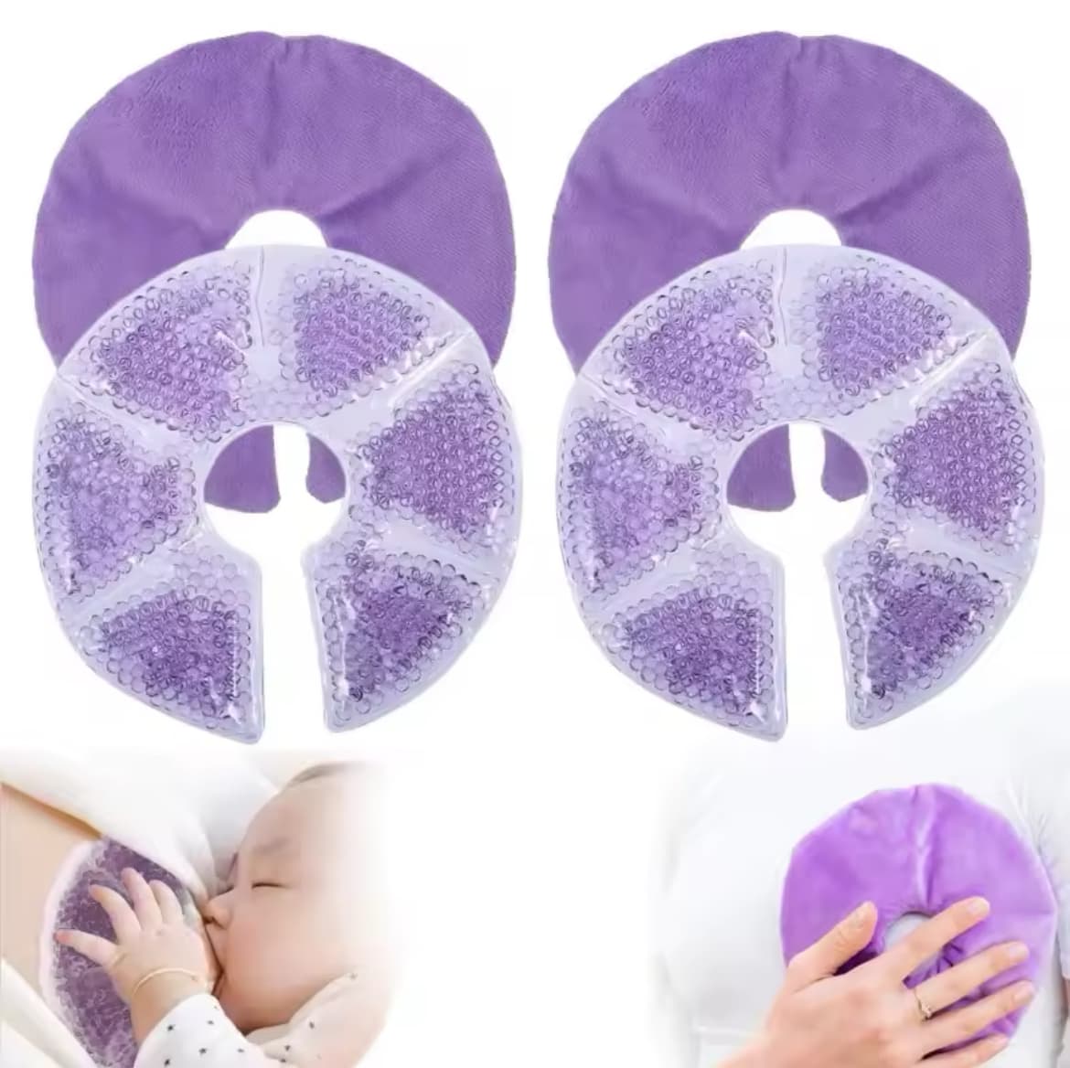 Hot and cold Breast therapy pad